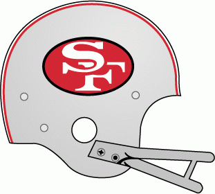 San Francisco 49ers 1962-1963 Helmet Logo t shirts DIY iron ons